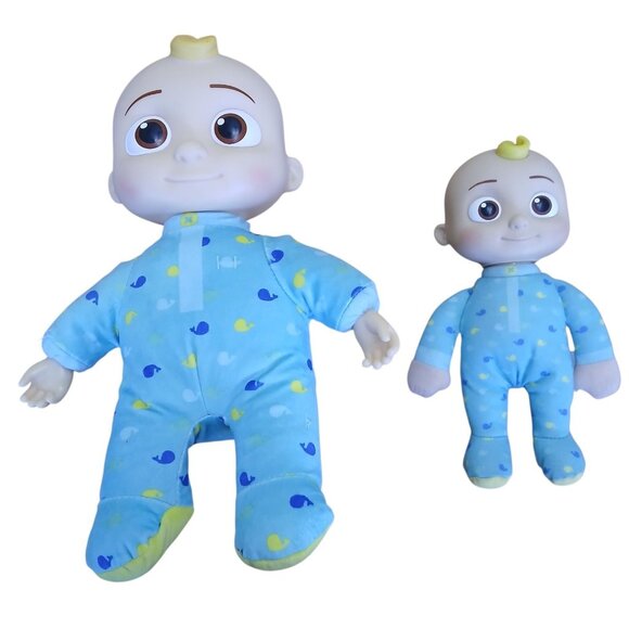 Cocomelon JJ Doll Lot of 2 Soft Plush Body Bedtime Musical Talking Toy - Picture 1 of 7